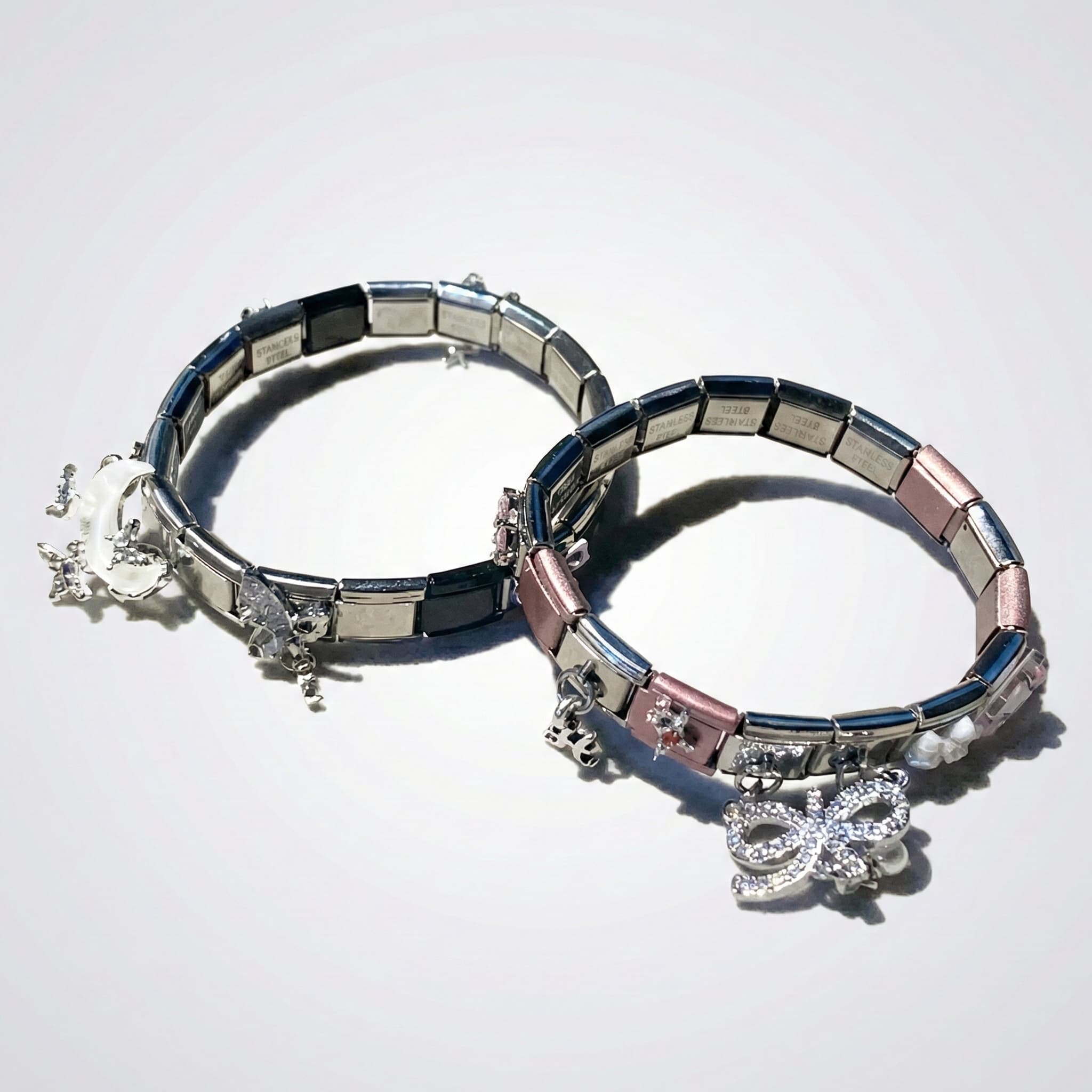 イタリアンチャーム ブレスレット 手作り例